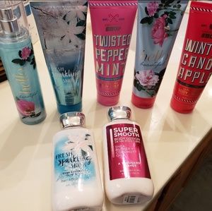 Bath and body works lotions and spray